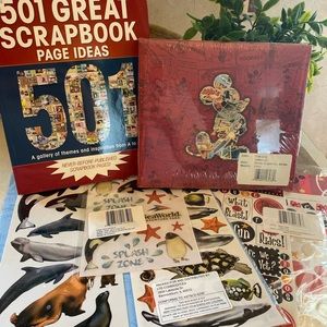 Scrapbook Set Disney and Sea World 🆕